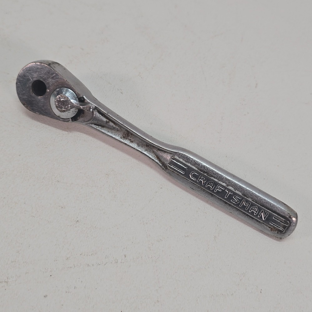 Craftsman 3/8" Drive Ratchet‎ V Series Pat 3208318 USA Quick Release For Parts